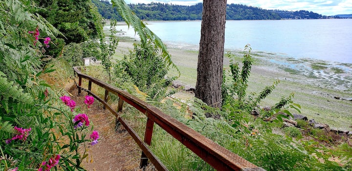 3 Blks to Seattle, Pvt. Beach/View, Hypoallergenic