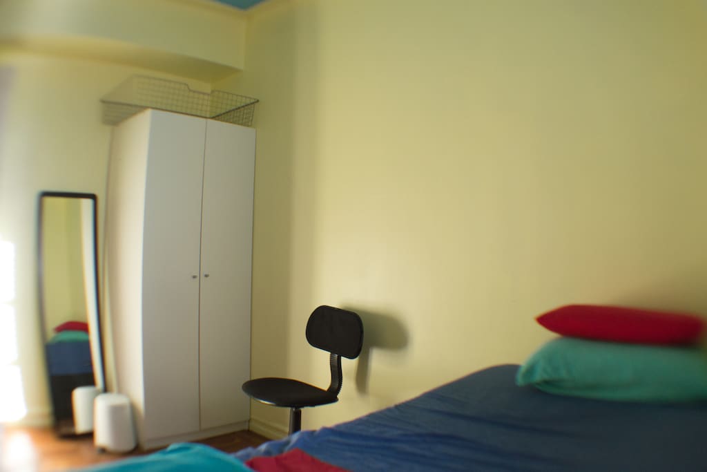 Lots of drawers and large closet for all your stuff.