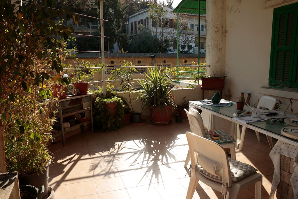 Beautiful large terrace