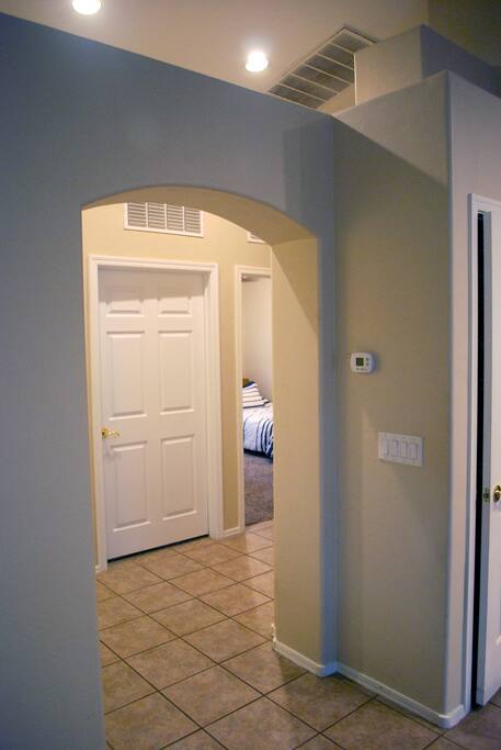 Entrance to Twin Beds