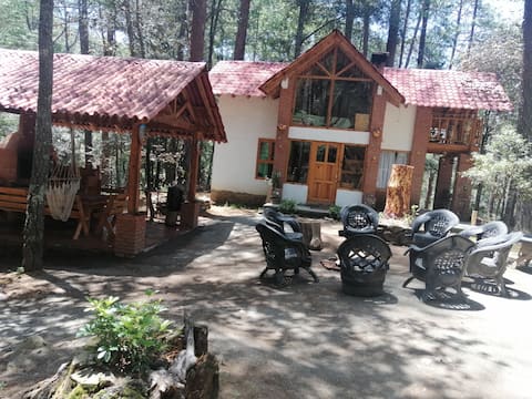 CABAÑA IN THE MIDDLE OF THE FOREST