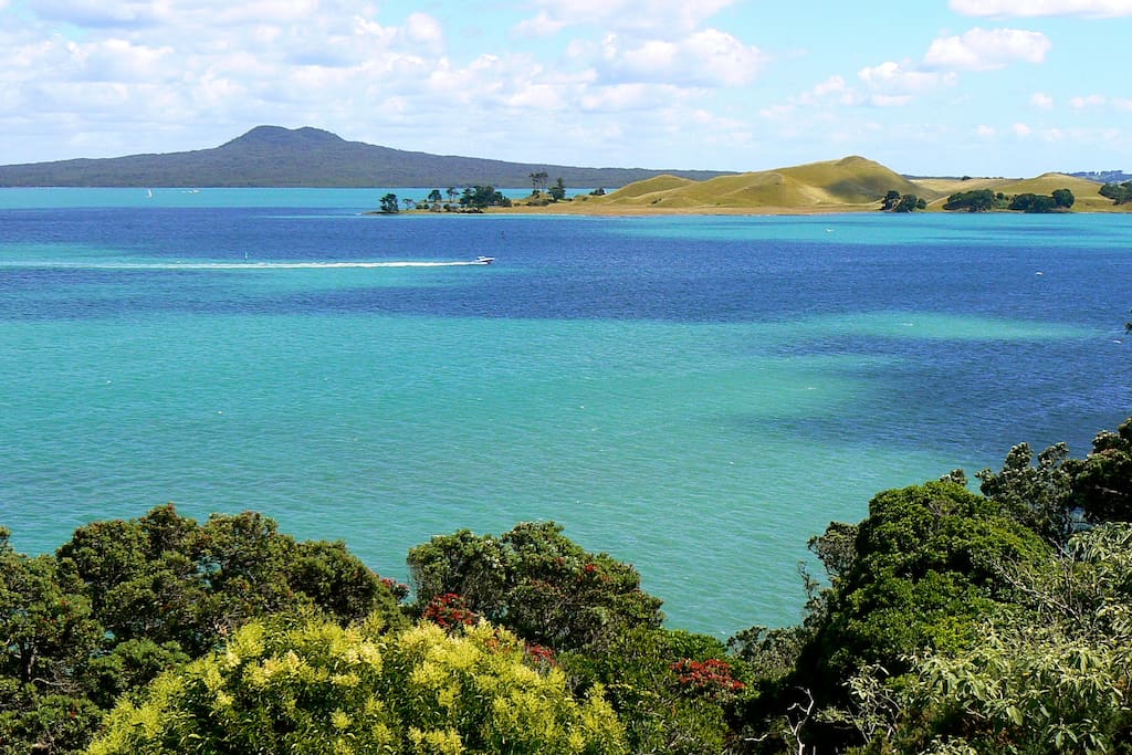 view of Rangitoto and Brown's Island