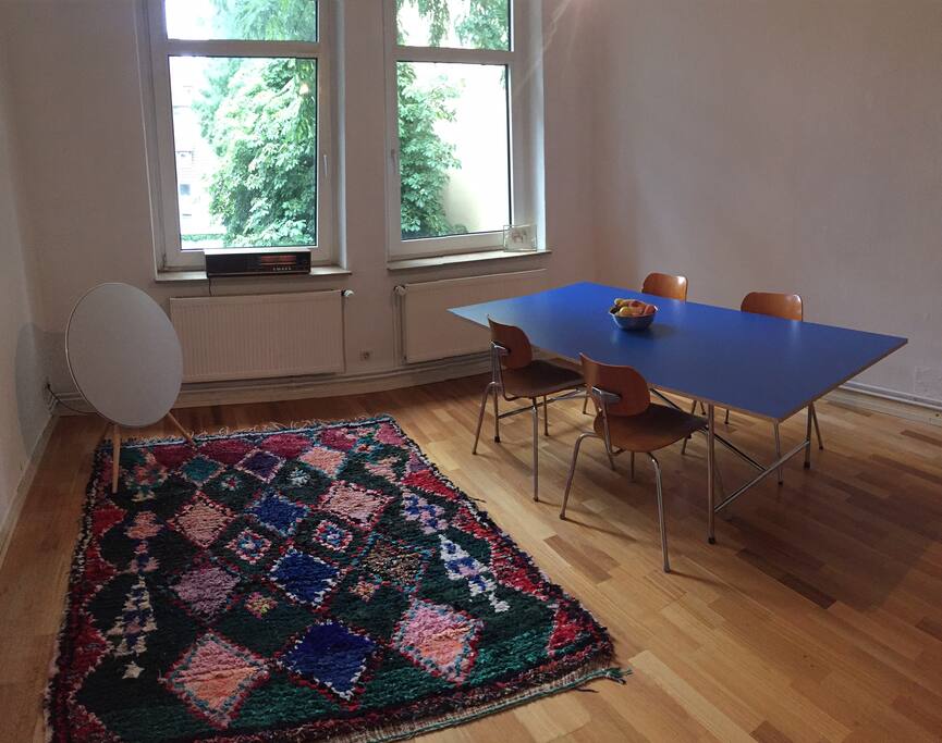Living Room with Dining Table