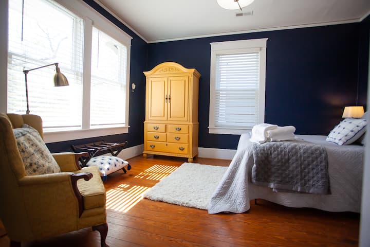 Front queen sleep number bedroom ("In the Navy")