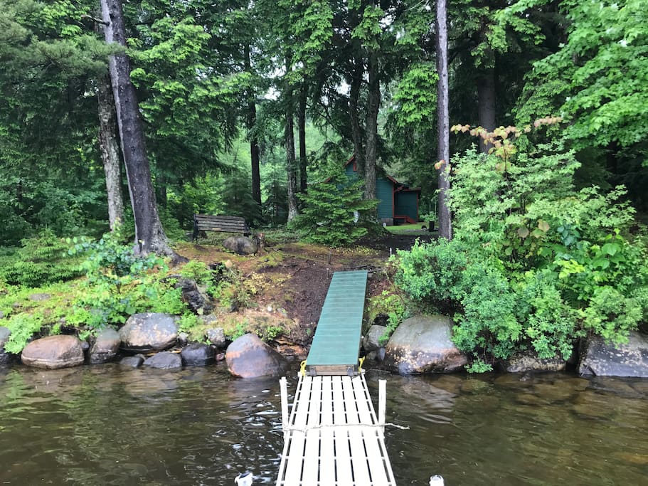 Deep water for boats and water toys.