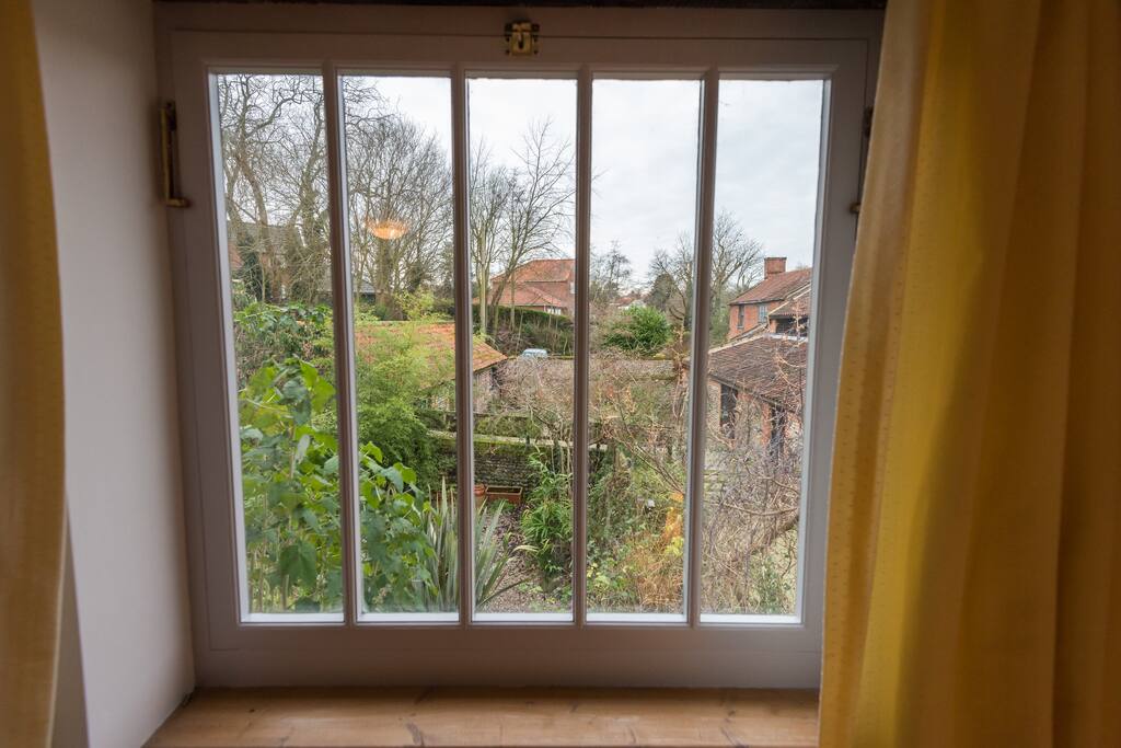 View overlooking the lovely garden