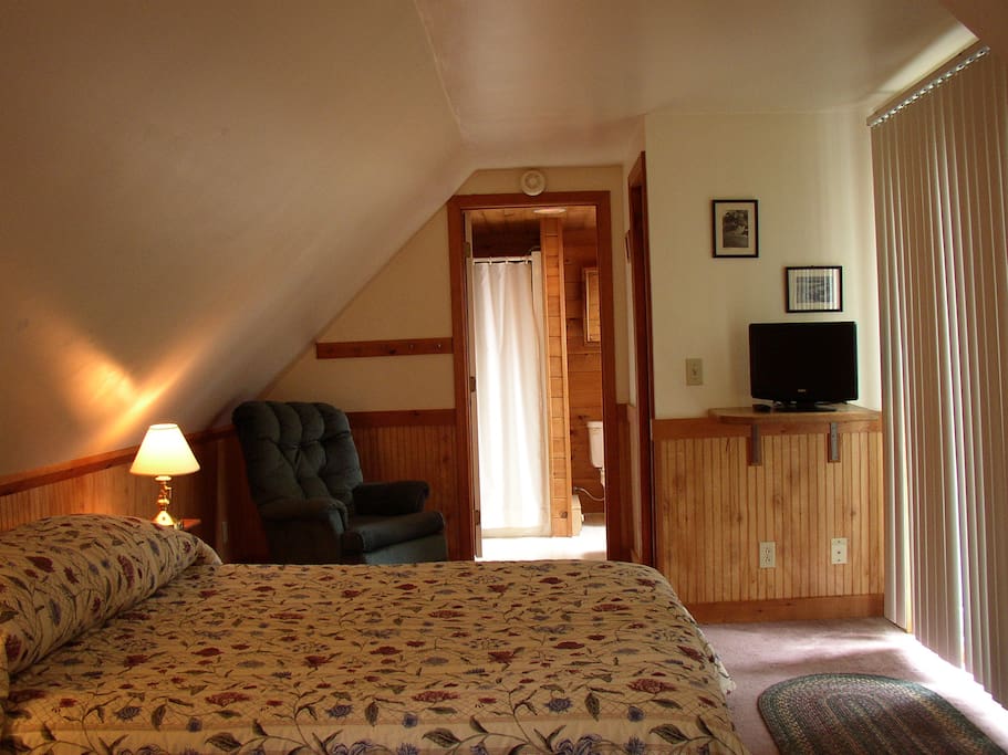 the second floor master bedroom