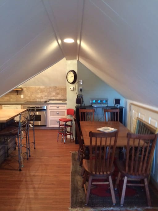 Living room and Kitchen