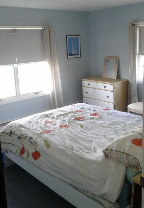 Top floor guest BR with ocean view