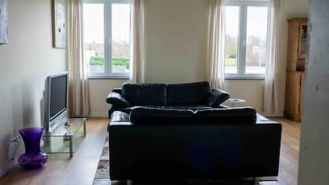 Modern loft with parking and 50 kW electric car charger