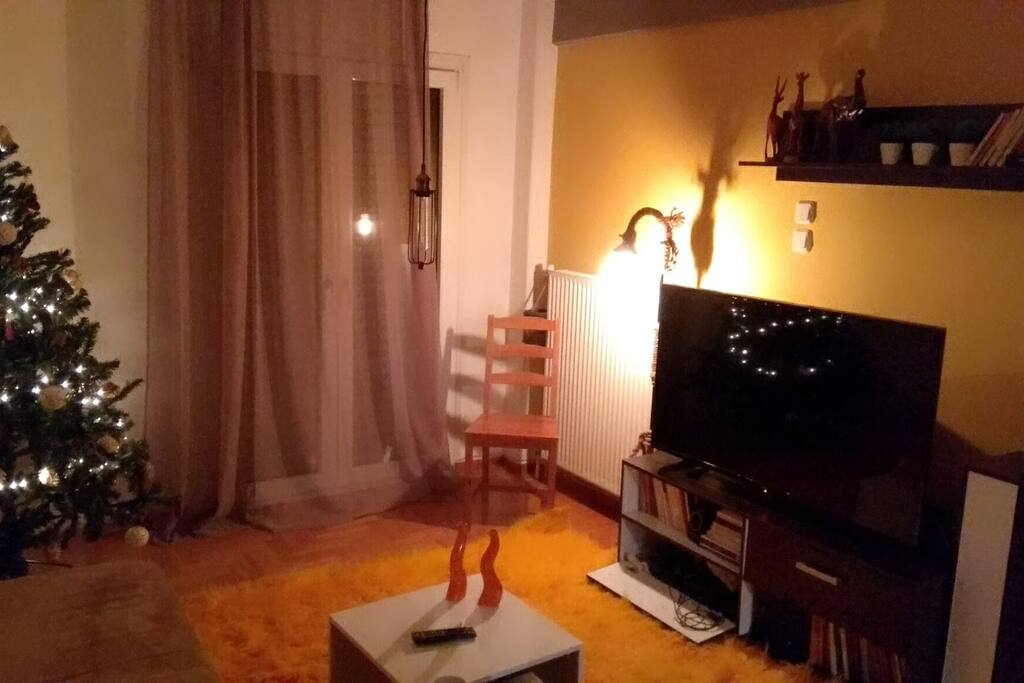 Living room in Xmas spirit.