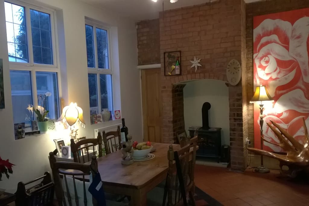 Dining room, great for working in