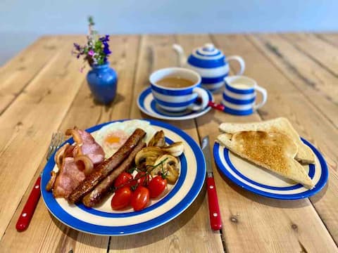 Popular Airbnb listing: The Calf Shed - On A Real Working Farm, AONB, Kent in Dover