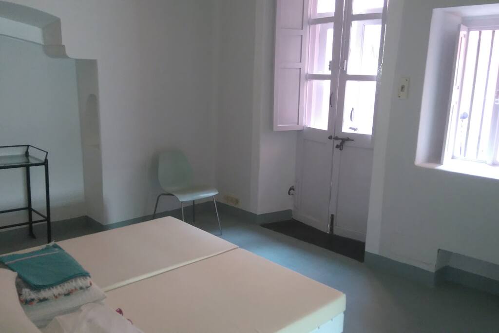 Bedroom 2 with 2 single beds which can be used for double bed