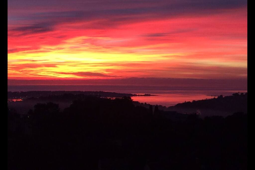 Levé de soleil automne