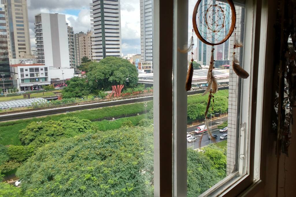 Vista do quarto (View from the bedroom's window)