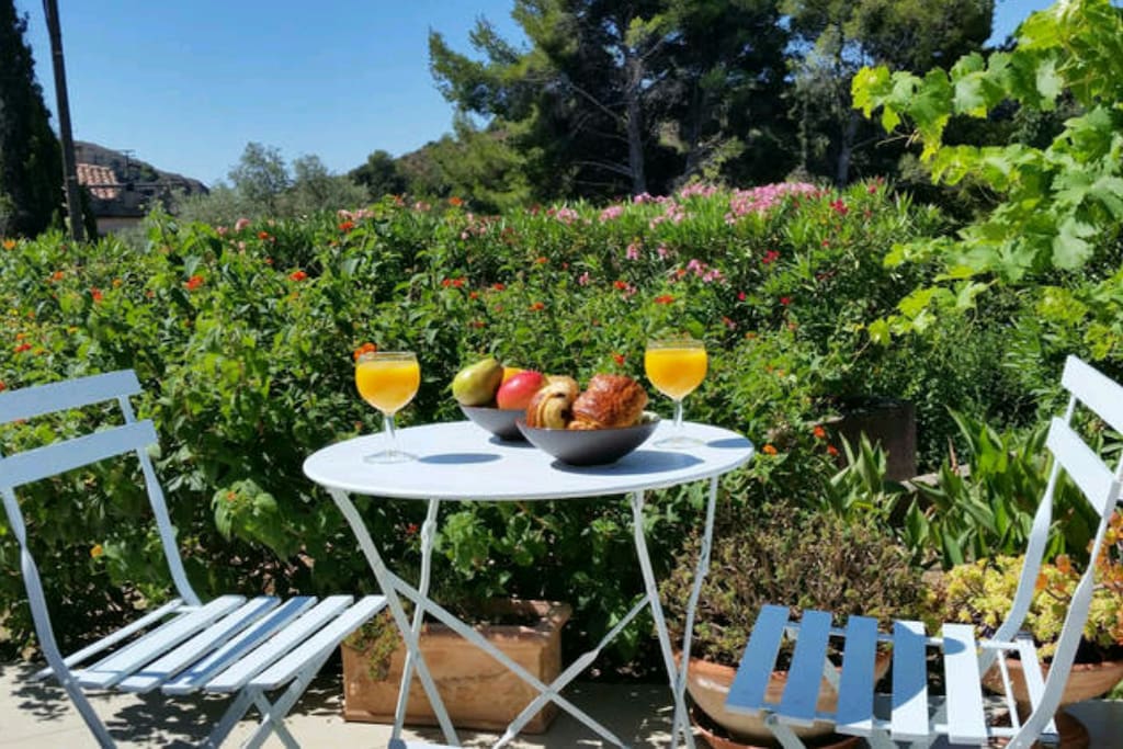 Breakfast on the terrace