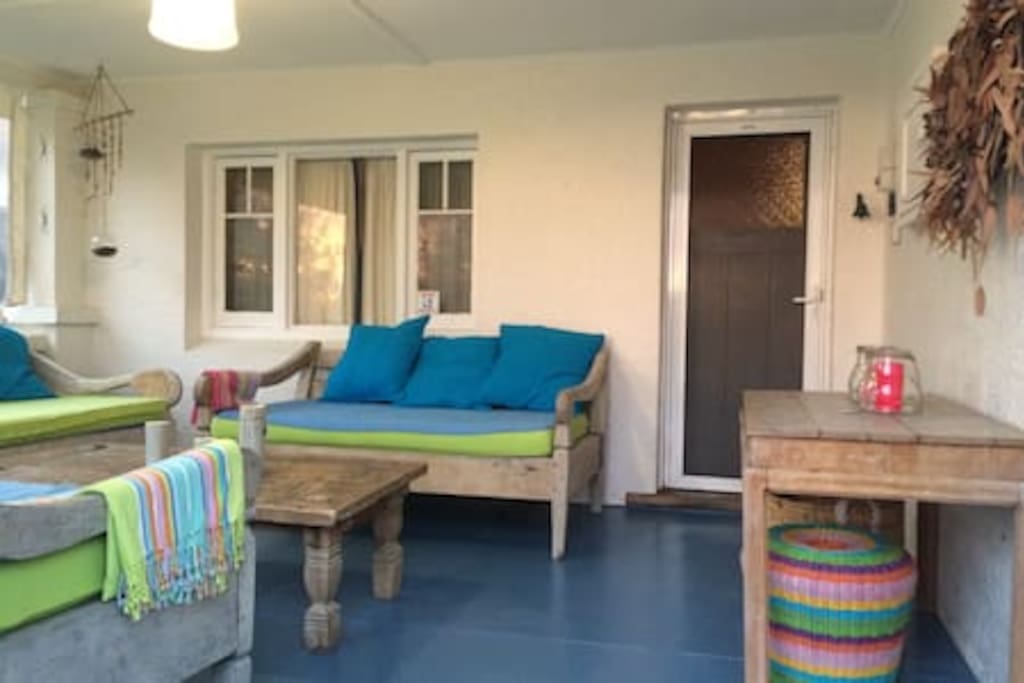 Relax on the front verandah at the end of the day.