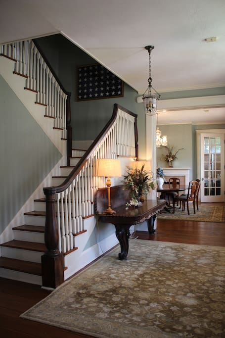 Foyer looking into Dining Room