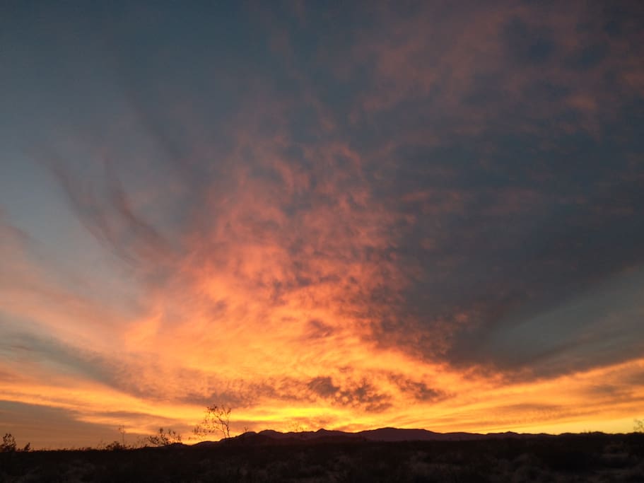 Wonder Valley sunset