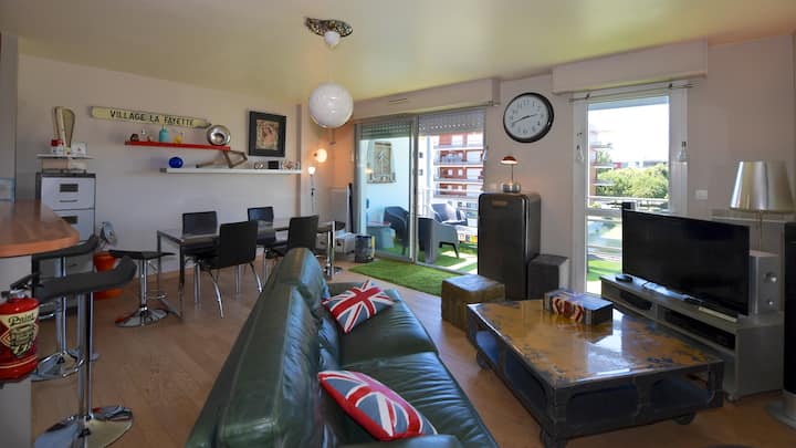 Appartement T3 Grande Terrasse Face Au Lac - La Rochelle