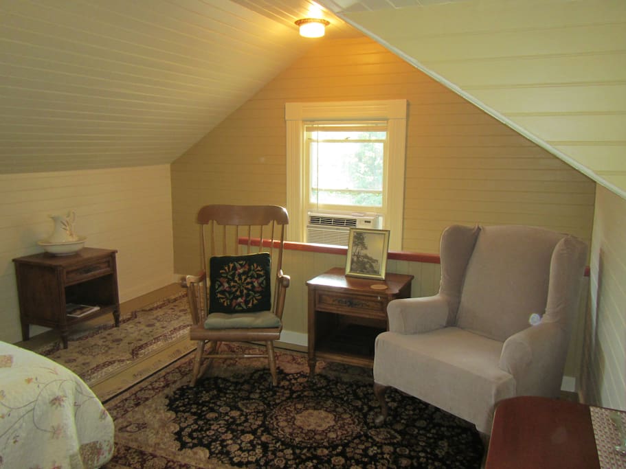 Cozy sitting area