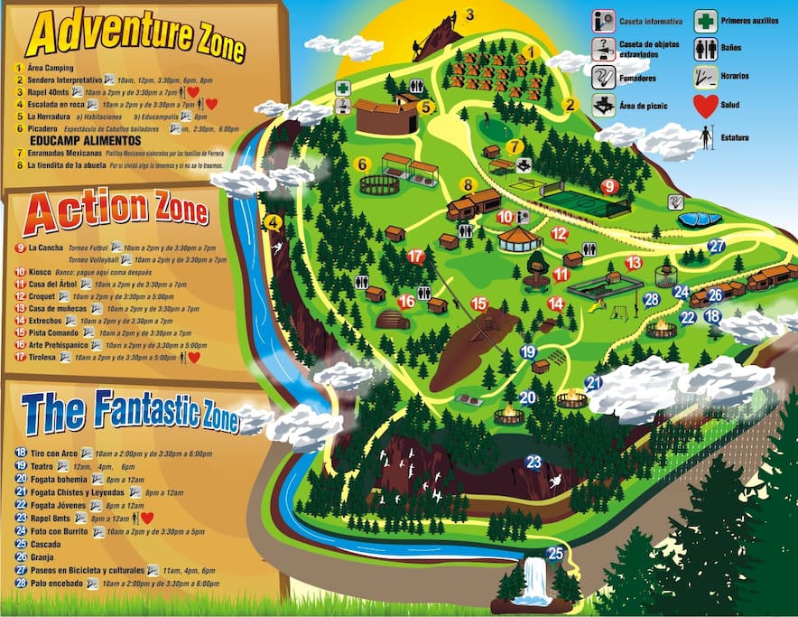 Mapa caricatura de nuestro lugar