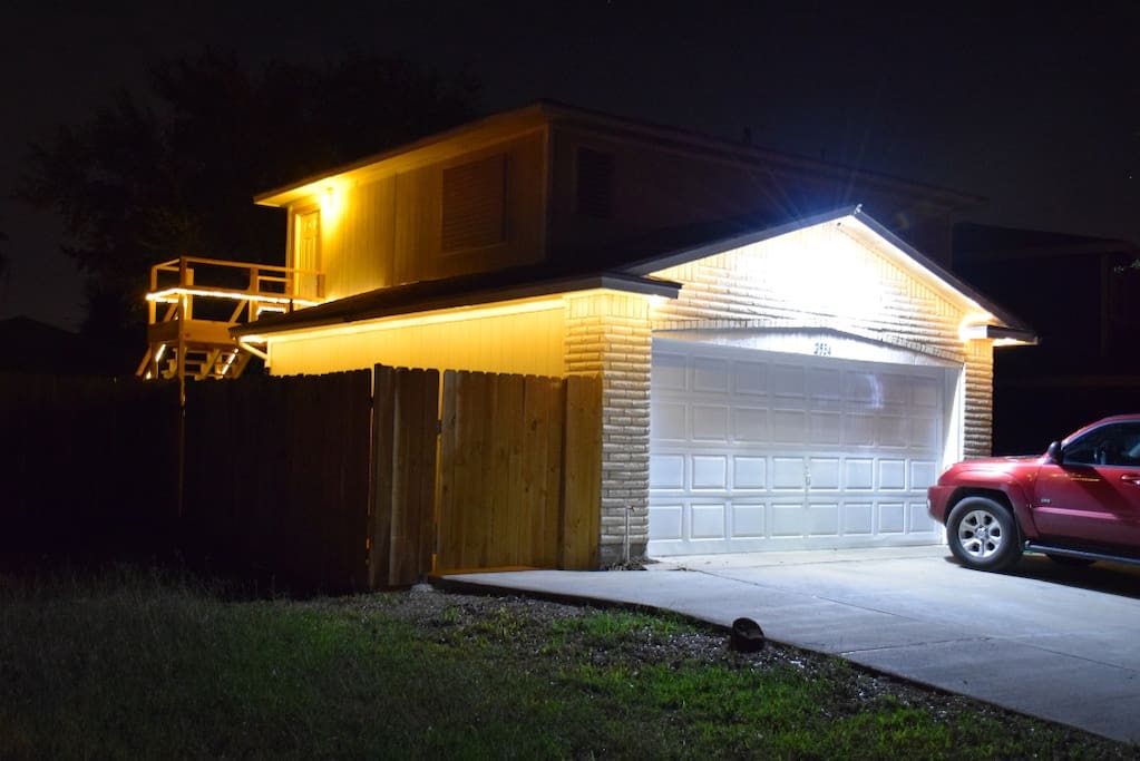 Studio Apartment with LED lighting.