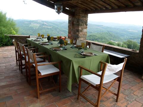 Dream House in Tuscany, with Amazing View and Pool