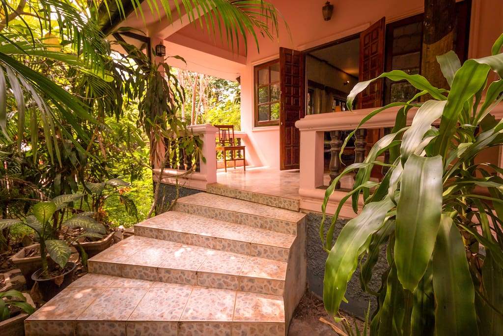 Front Balcony with Garden View