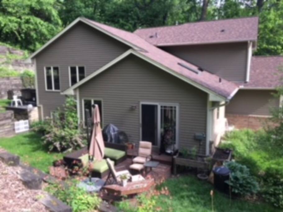 The side of the house