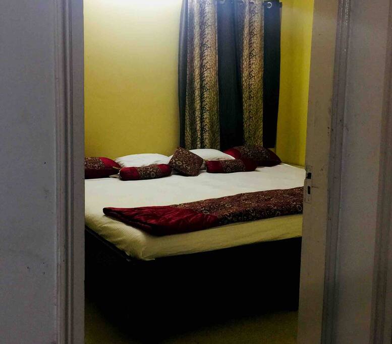Non AC room with attached bathroom