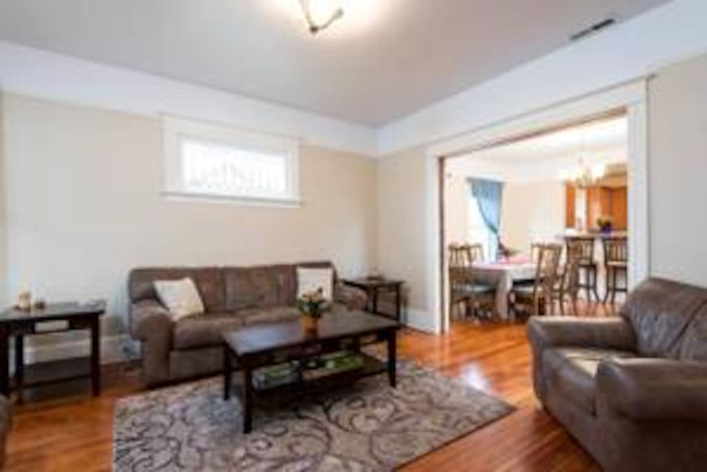 Comfy, airy living room