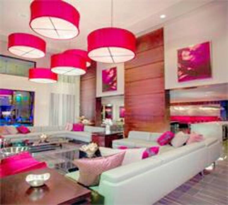 Beautiful clubhouse seating