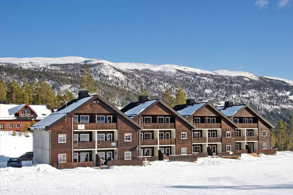 The apartment with prime location in the base of skisenter. The main slope down from the mountain right outside.