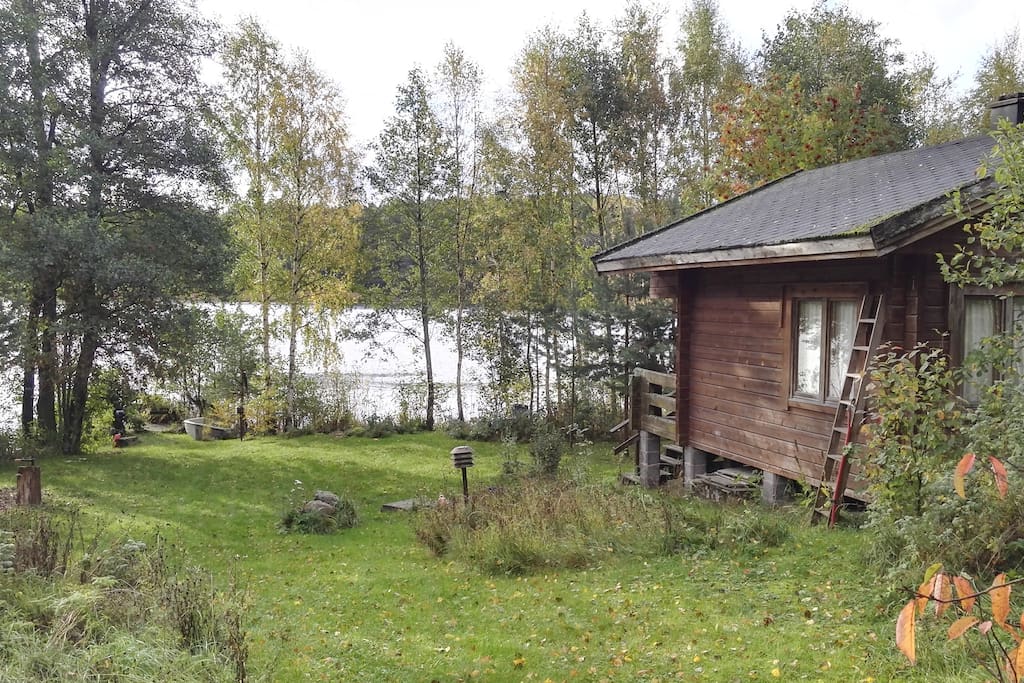 To Sauna, swim or maybe fishing...