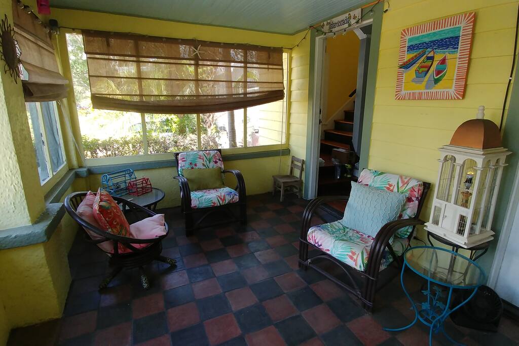 Welcoming front porch
