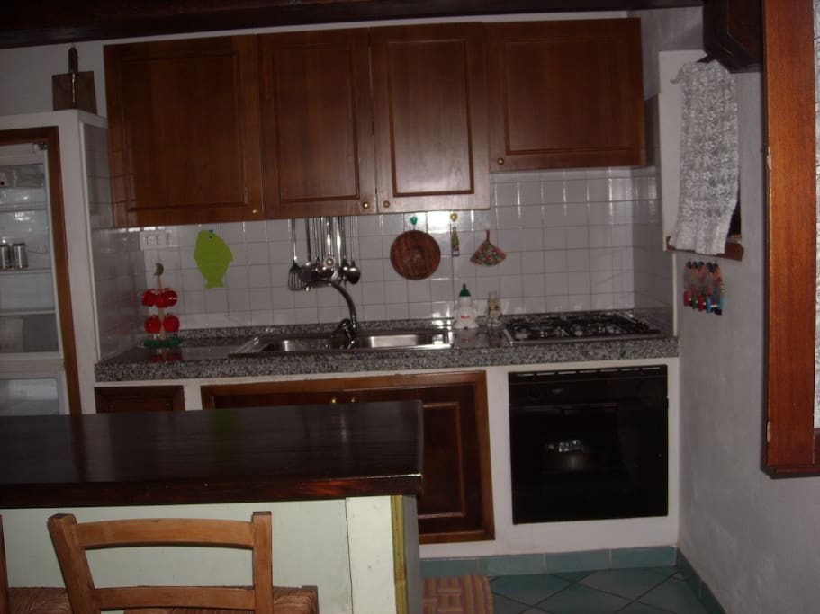 The Kitchen. Gas Hob.