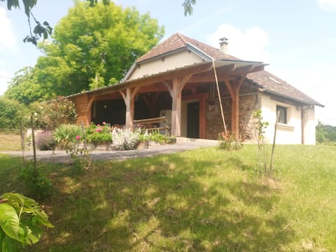 House with air conditioning in the countryside