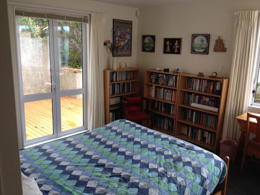 Double bed; a large room