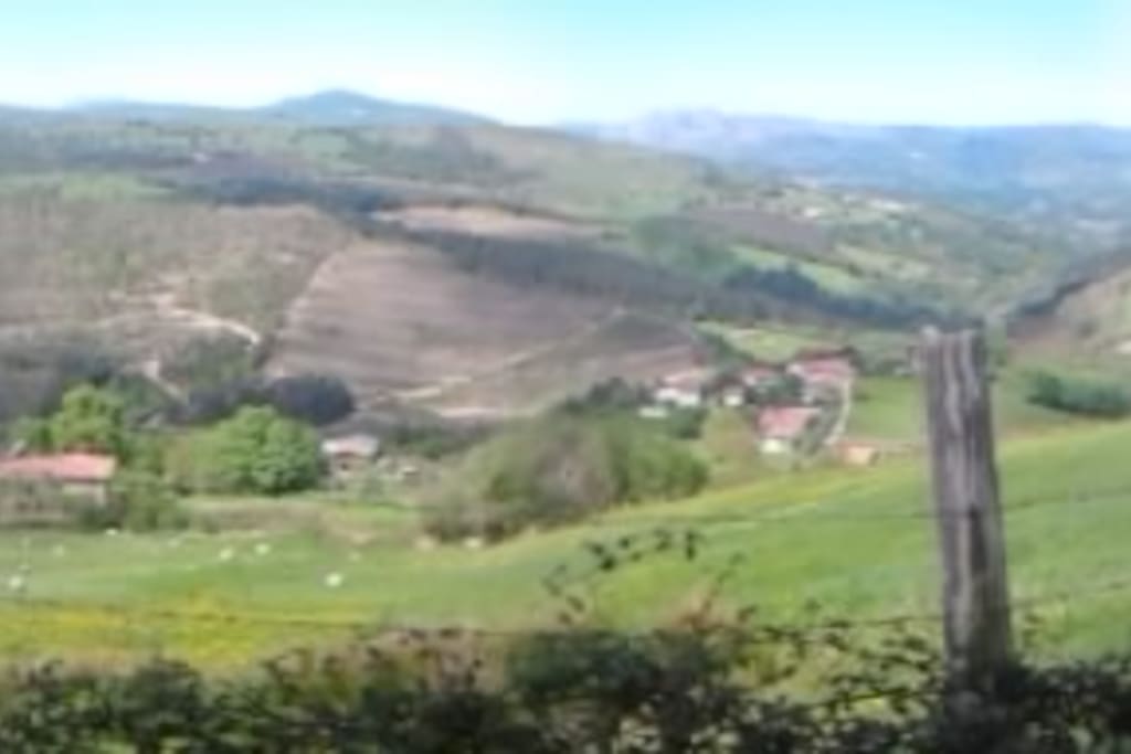 vistas del Valle de Carranza