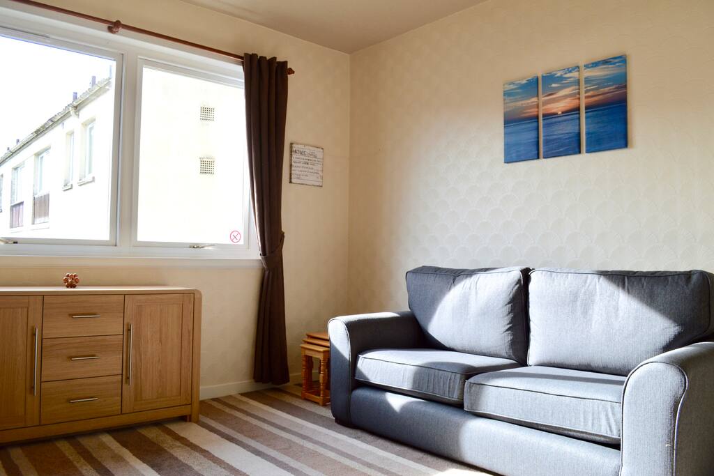 Plenty of room for the double sofa bed