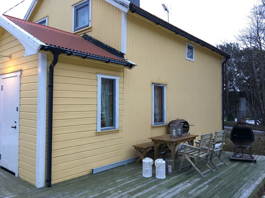 The entire cabin is for rent, with 11 beds. 90 minutes driving from the city of Tromsø.