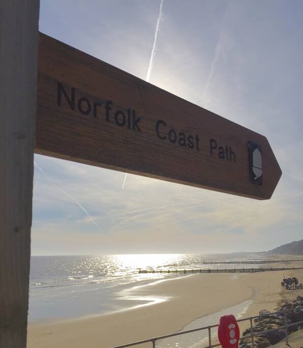 We are 1 mile from the coastal path and blue flag beach