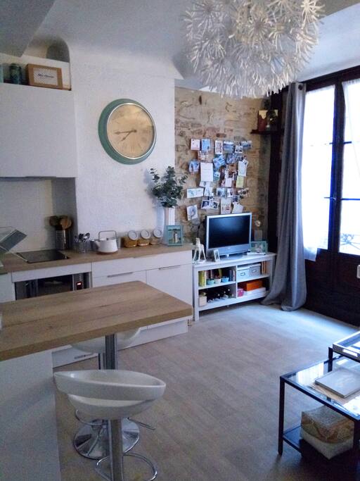 séjour et cuisine