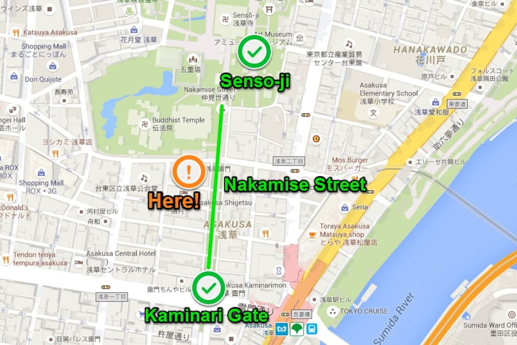 Asakusa map