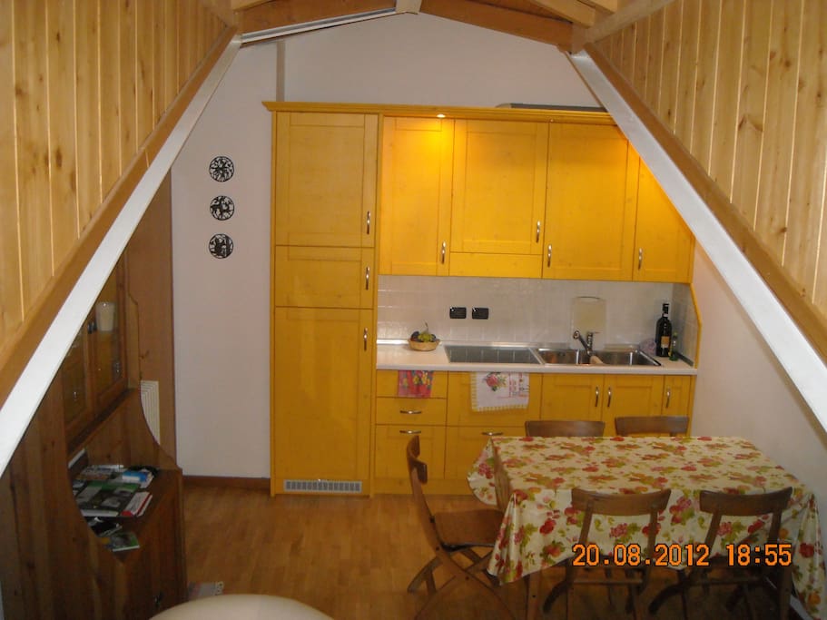 zona pranzo e cucina