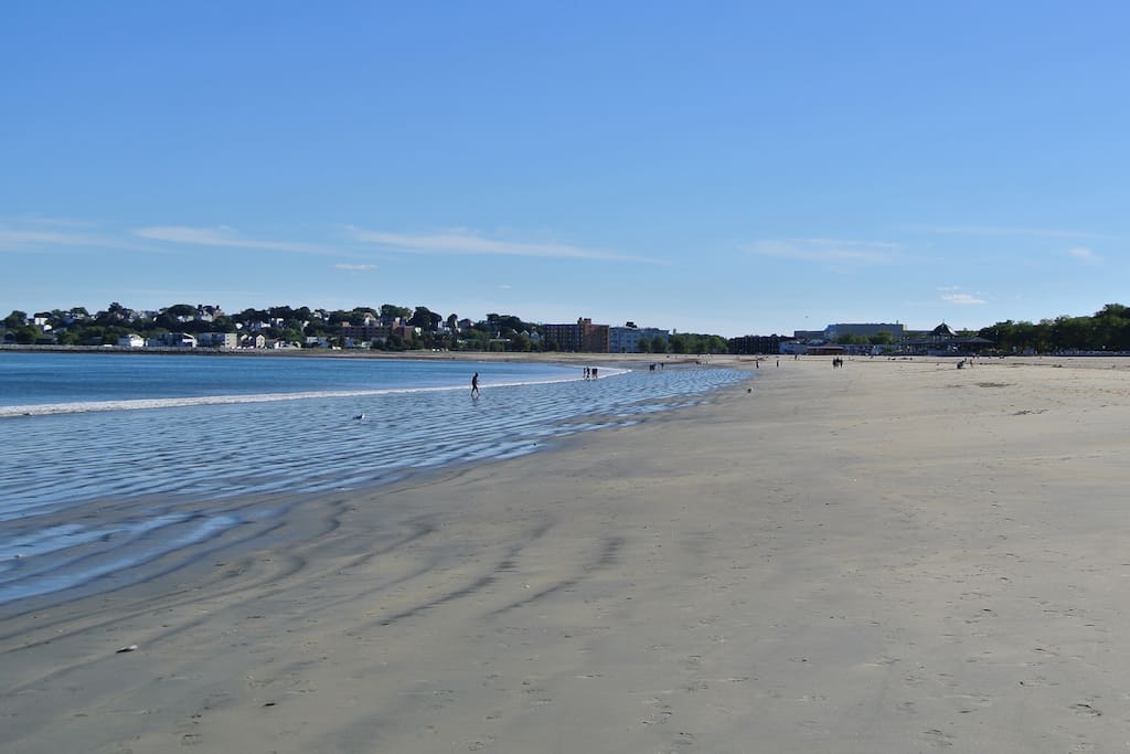revere beach, enjoy your walk