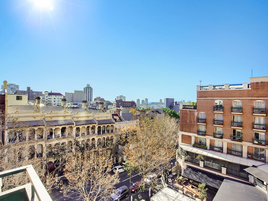 Some distant water and district views from your own private balconies in the bedroom and living room