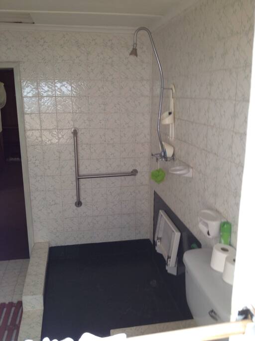Ensuite bathroom with shower